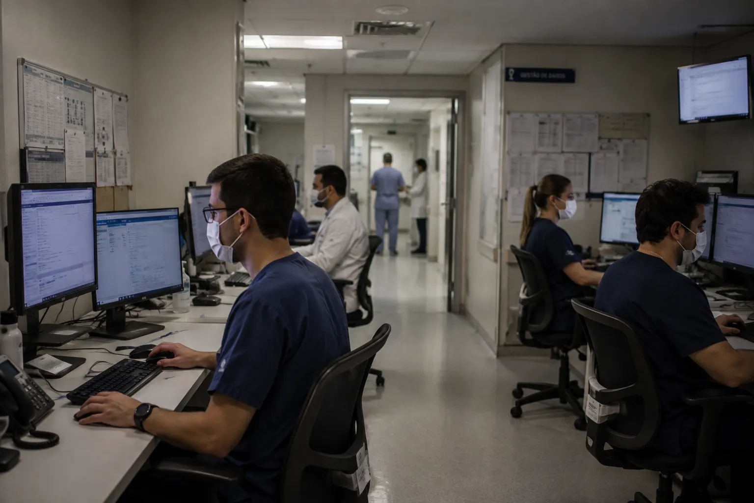 Hospital team running the revenue cycle